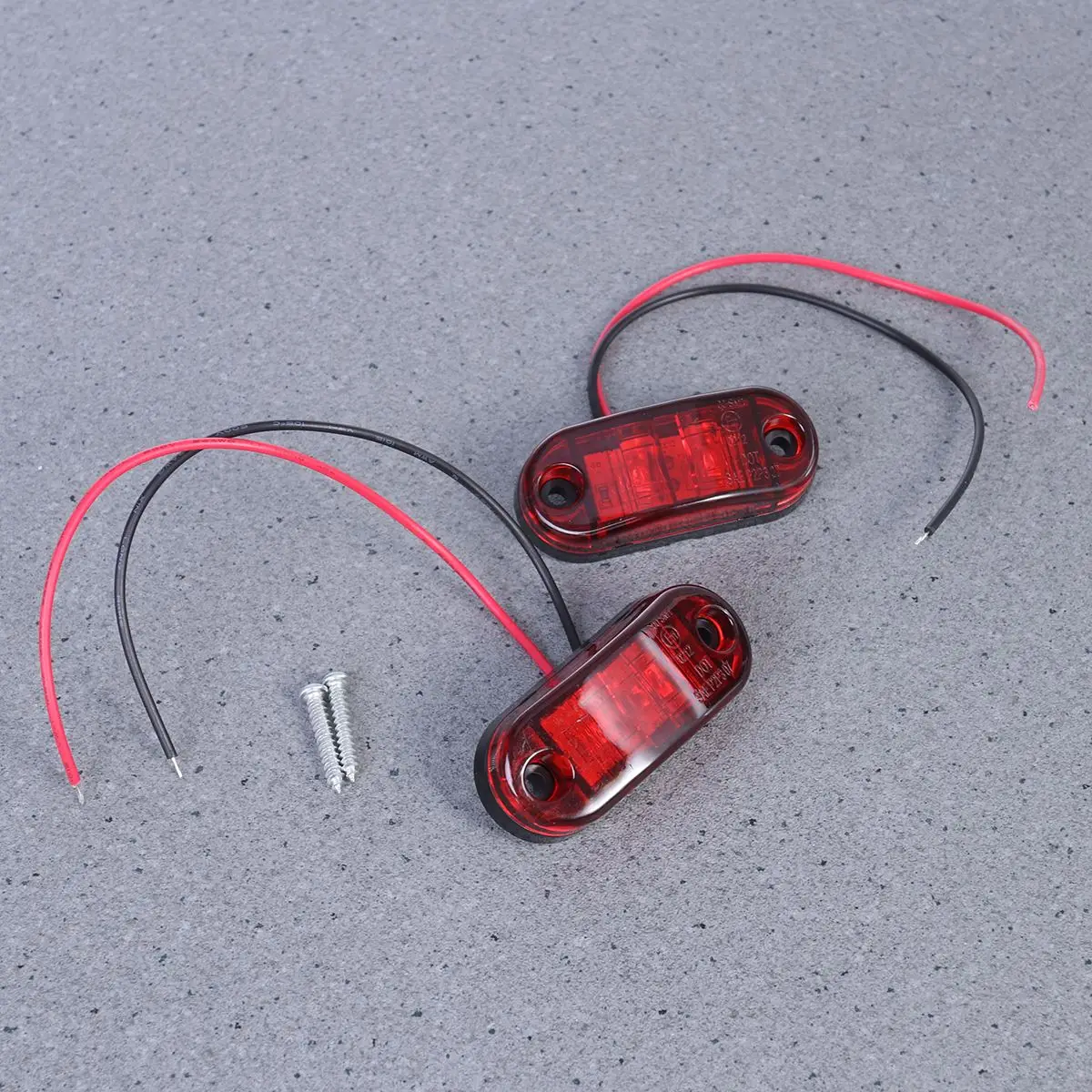 2 шт. 9-30 в светодиодный овальный светильник для грузовика с прицепом боковой