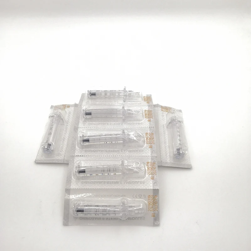 0.3ml Disposable Hyaluronic Acid Pen Needle Ampoule Head Hyaluron Acid Injection High Pressure Atomizer Component for Lip Filler