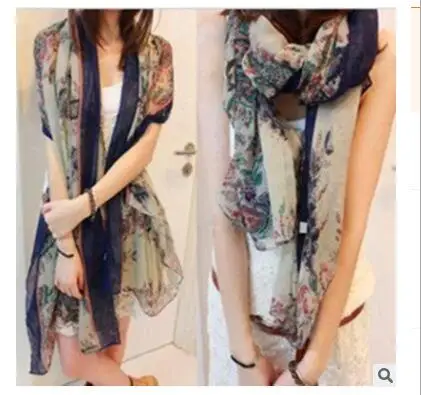 Женский дизайнерский длинный шелковый шарф бархатный шифоновый в форме сердца