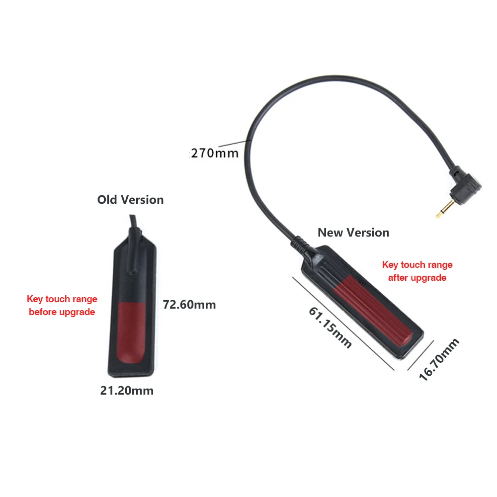 

WADSN Airsoft LA5C PEQ15 UHP Red Green Combo Laser Sight Tactical An/PEQ 15 Indicator Hunting Rifle Weapon Light