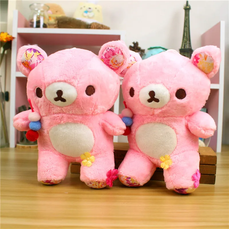 Мишка плюшевая японская Сакура мишка розовая 10 дюймов мягкая кукла животное
