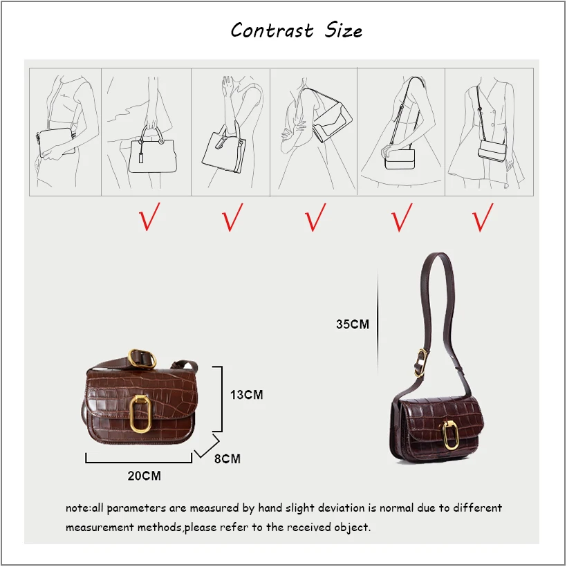 felix felicia fashion shoulder bags for women genuine leather messenger handbag retro designer alligator pattern crossbody bag free global shipping