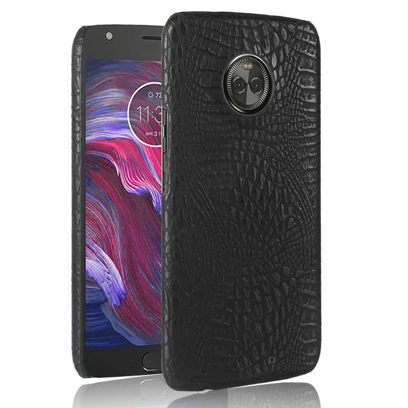 UPaitou for Motorola Moto X4 Case Luxury Crocodile Print Leather Cases Back Cover X 4th XT1900 Phone Bag Coque |