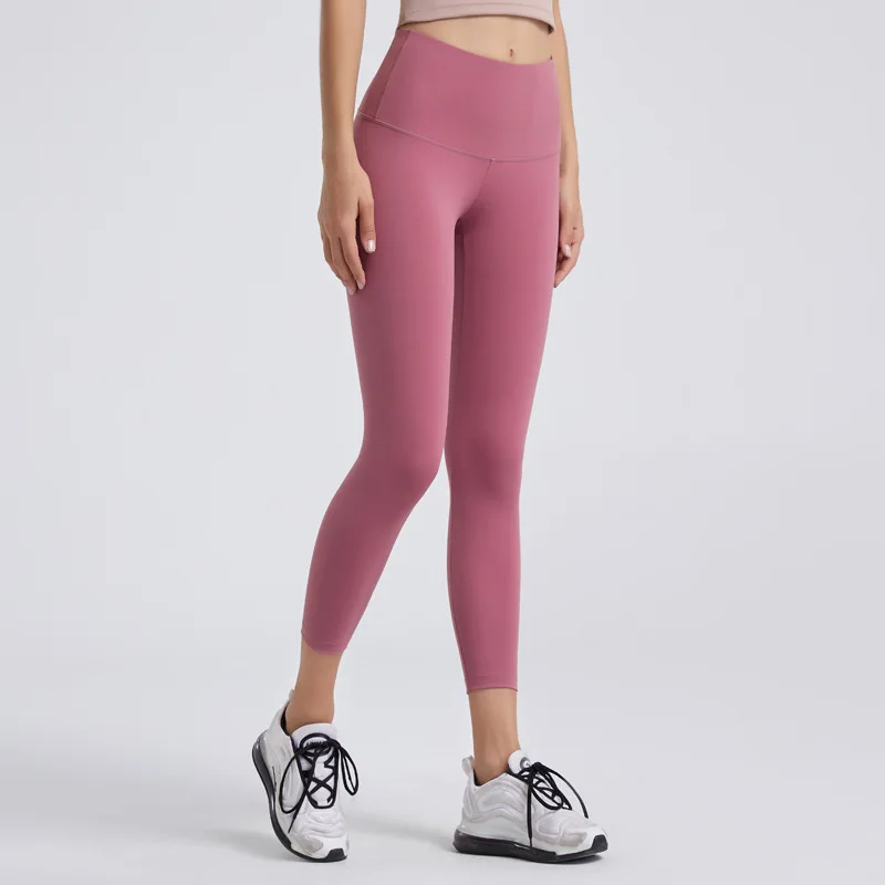 

Женские спортивные Леггинсы с высокой талией, эластичные мягкие спортивные Леггинсы для фитнеса, леггинсы для бега, йоги, штаны для подтяжк...