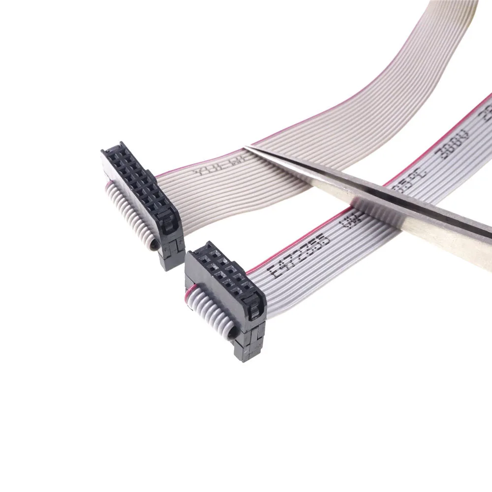 

5 Pcs 2.0 MM IDC Socket Extension Cable 6 8 10 12 14 16 18 20 24 30 34 40 44 50 60 Pin 30 CM ISP JTAG DAP AVR UL2651 1.0MM Pitch