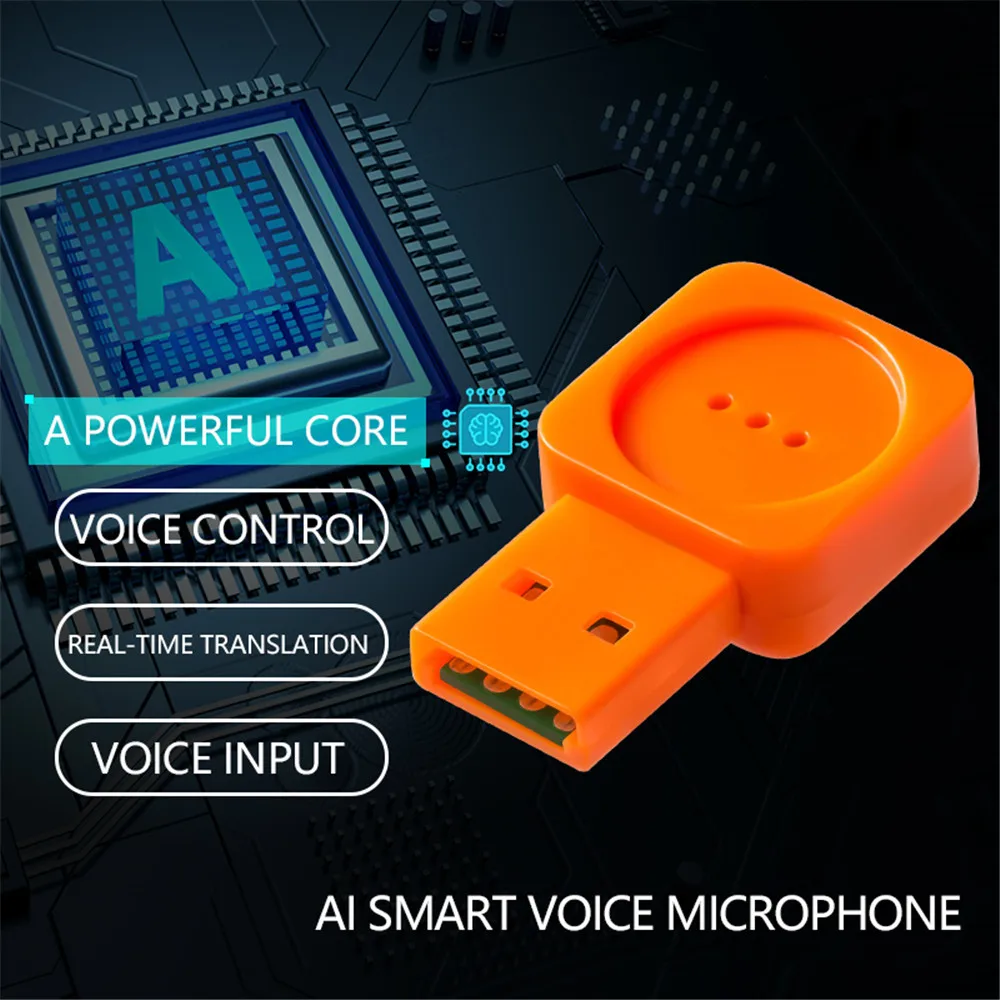 Kebidu Super AI Smart USB Microphone Portable Omnidirectional Sound Studio Speech MIC Audio Adapter For Laptop/Notebook/PC | Электроника