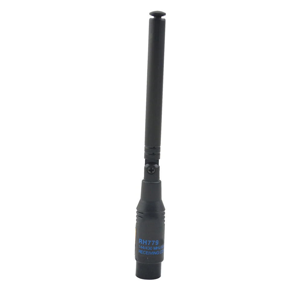 

RH779 UHF/VHF 144/430 mhz dual frequency high gain Telescopic antenna SMA-Male for Yaesu FT-270R VX-177 etc other walkie-talkies