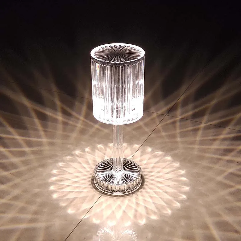 USB Алмазная настольная лампа акриловое украшение освещение для бара спальни