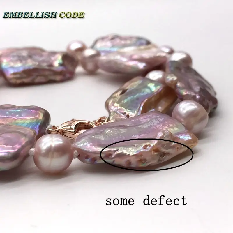 Новый жемчужное колье коренастый заявление ожерелье крюк серьги комплект персик