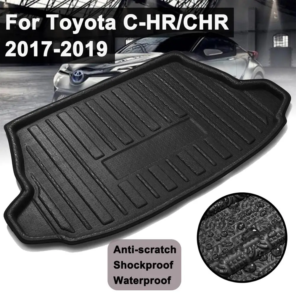 Фото Задний багажник для Toyota C-HR CHR 2017 + 1 шт. поднос автомобильные аксессуары напольный