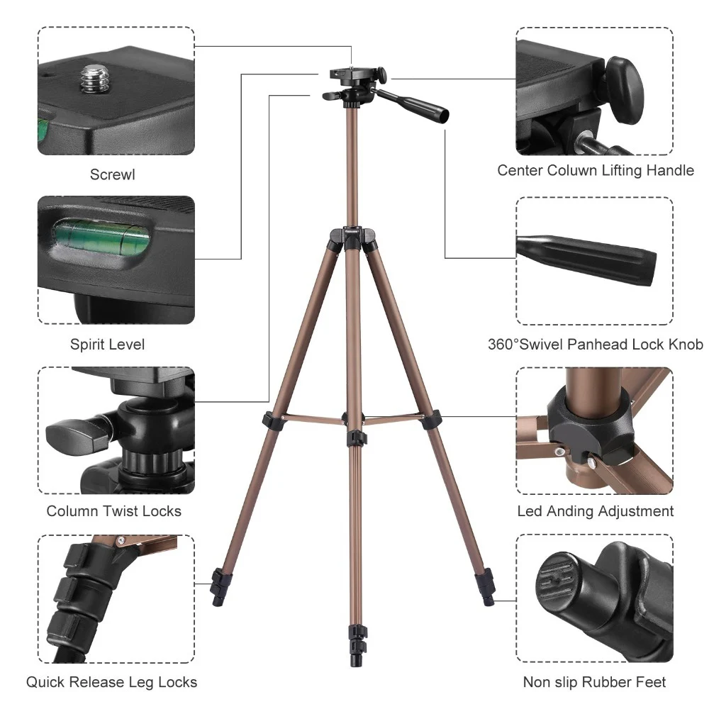 camera tripod for smartphone digital camera stativ protable photographic tripode mini tripod for travel lightweight camera stand free global shipping
