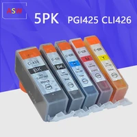 5pk for canon pgi425 pgi 425 cli 426 compatible ink cartridge for canon pixma ip4840ip4940ix6540mg514052405340 printer