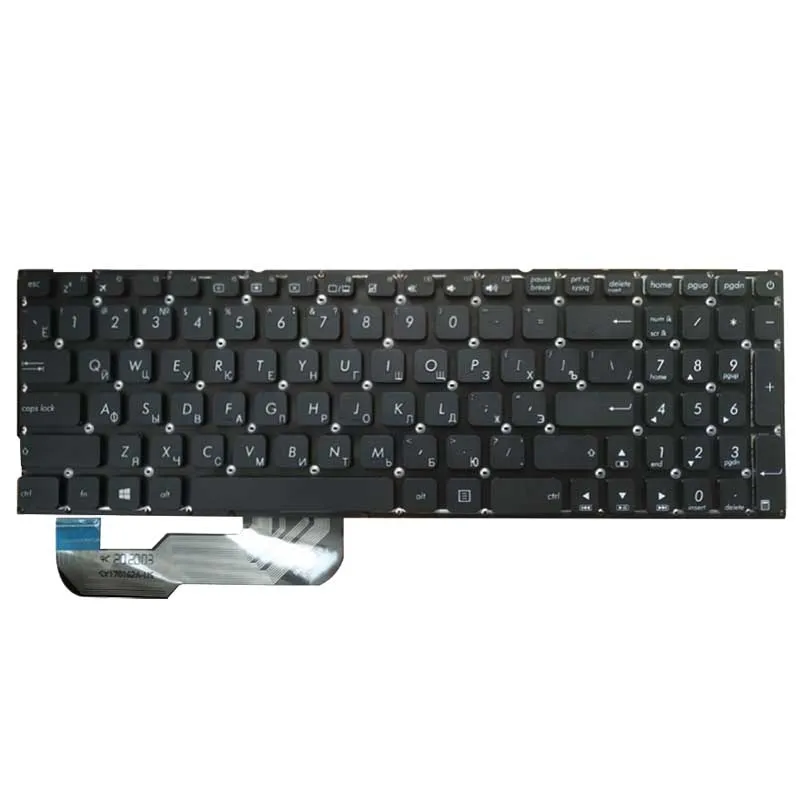 Русская клавиатура для ноутбуков Asus R541U R541UA VM591U VM591UV X541SC Черная|keyboard for asus|laptop