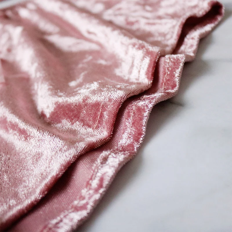 

Sale Women 2pcs Velvet Sleepwear Sexy Spaghetti Strap Velvet Shorts Pajama Set Ladies Sleepwear female Pajama Party Set