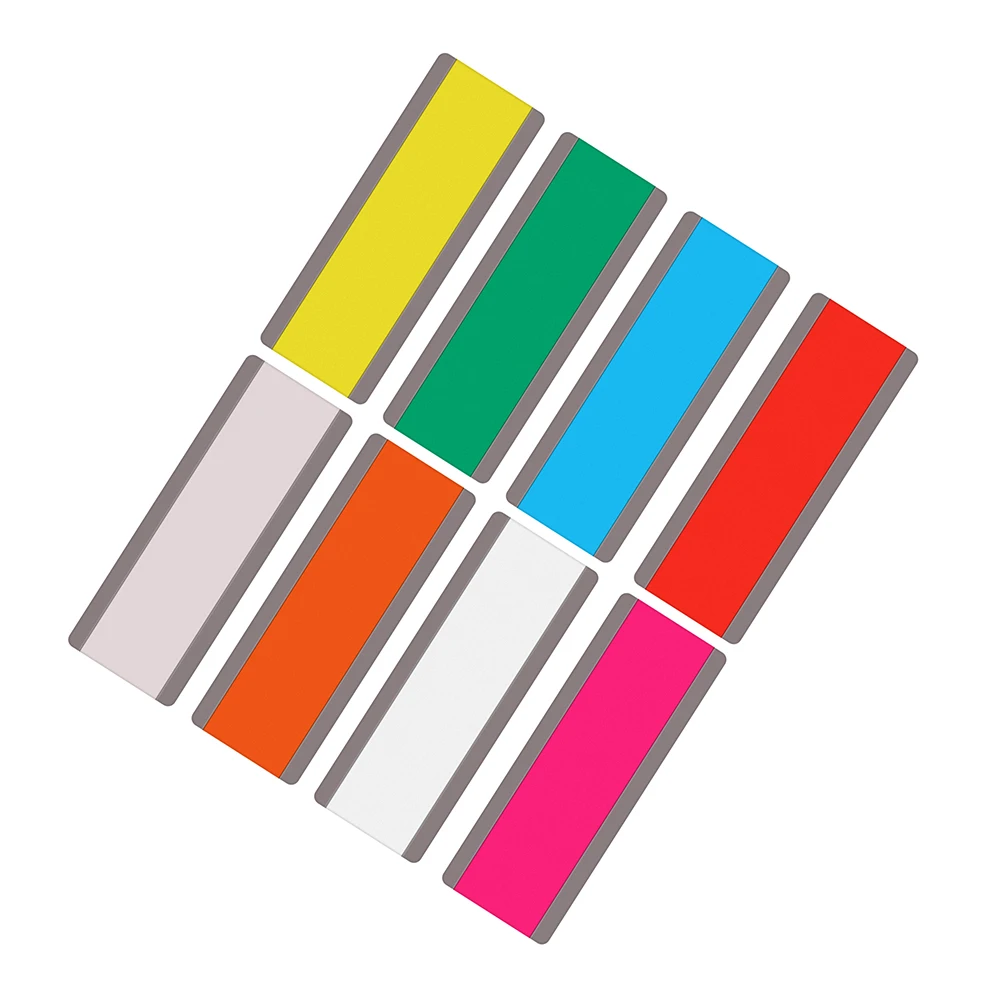 8 шт чтение карт полоски для нанесения хайлайтера Цветной накладки Закладка