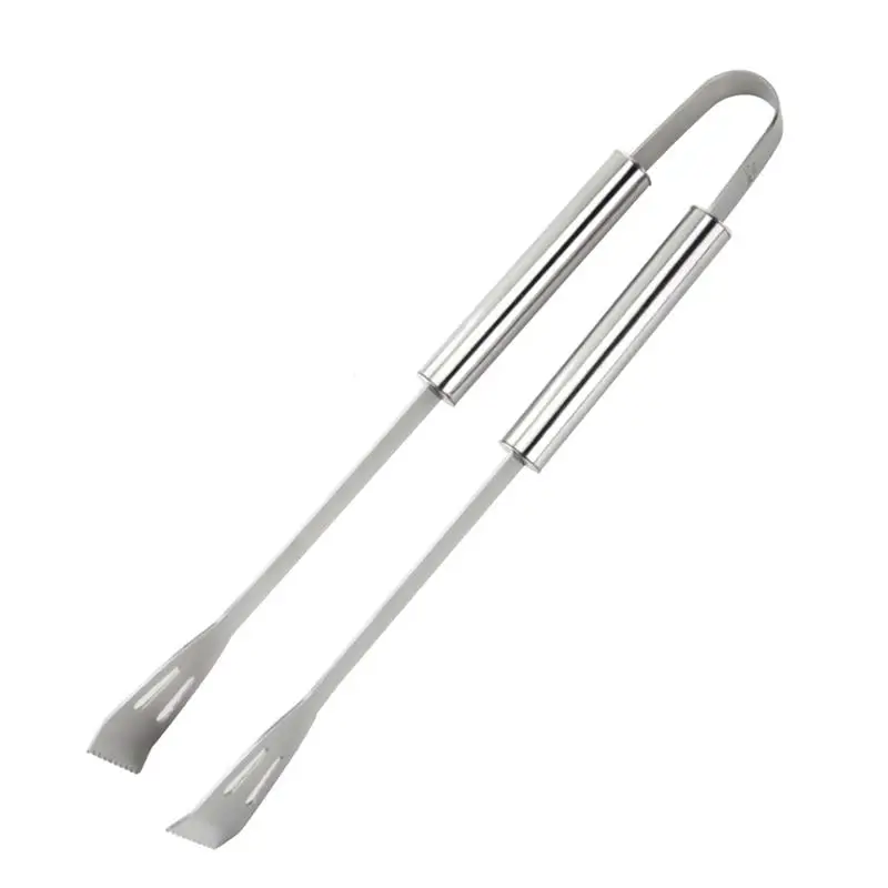 1 шт. кухонные принадлежности Нержавеющая Сталь Пищевой Хлеб зажимы Щипцы Зажим