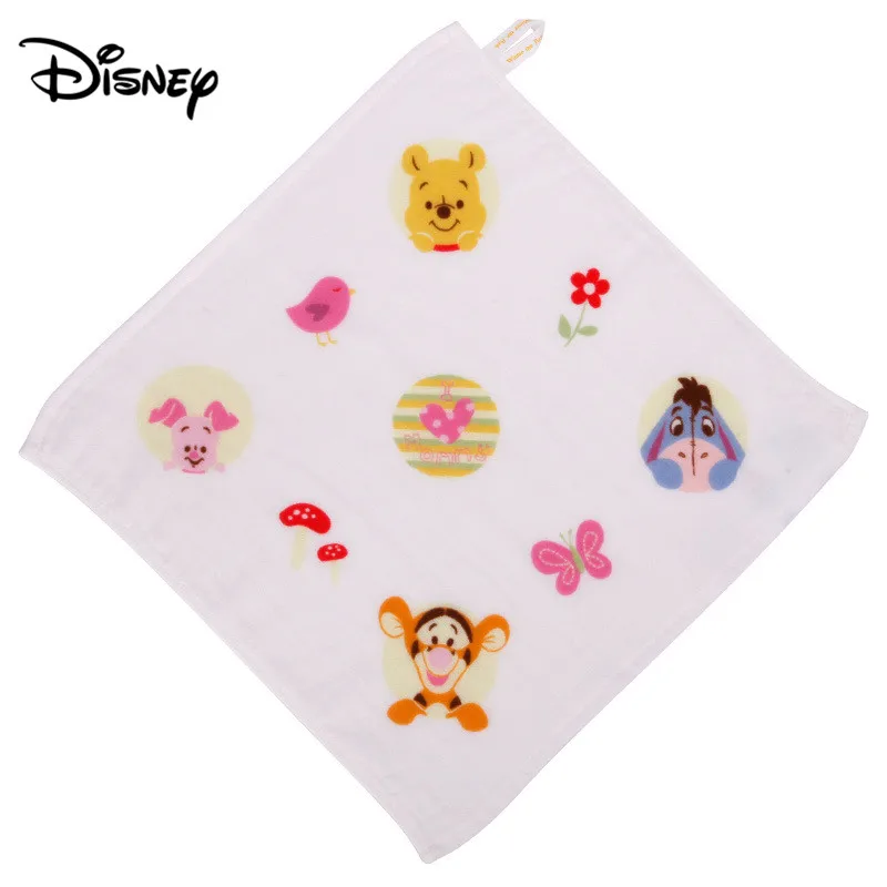 Хлопковое полотенце Disney Mickey Minnie Детский носовой платок мягкое мультяшное