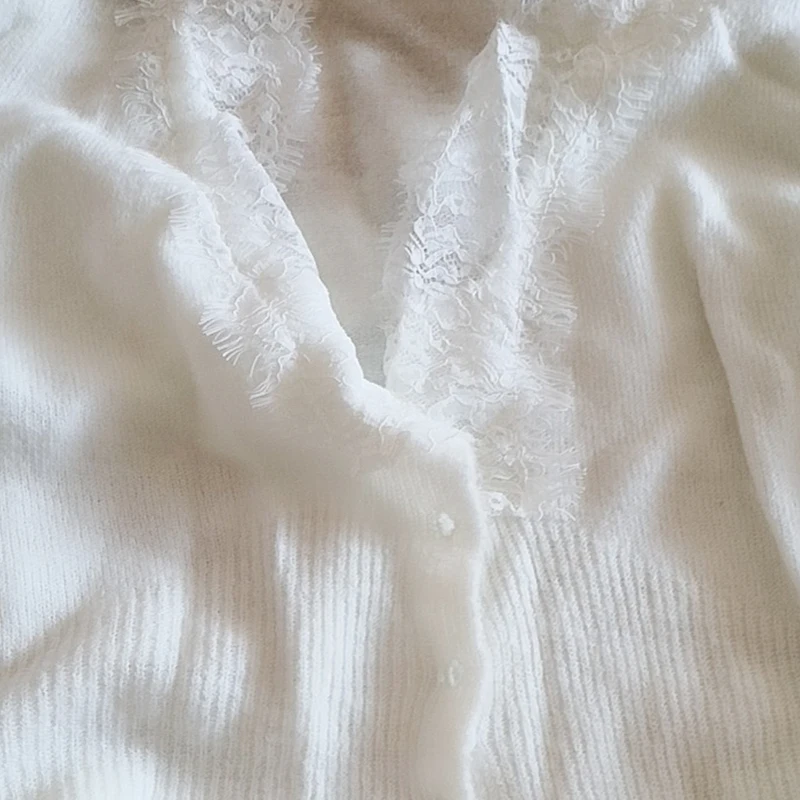 

Womens Blouses Long Sleeve Shirt Casual Lace Cotton 2020 Fashion Thin Elegant Vintage Pullover White Ladies Clothing Top Femme