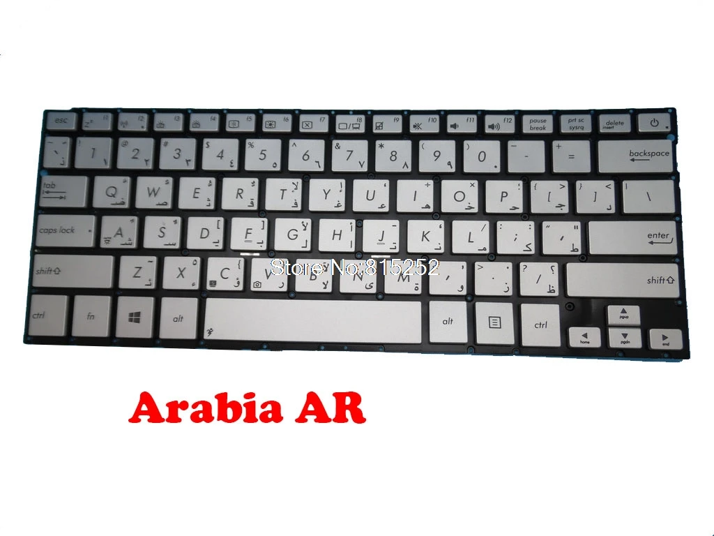 Клавиатура для ноутбука ASUS UX301 UX301L UX301LA Silver 0KNB0-362BCZ00 0KNB0-362BJP00 CZ/SP/SL/JP | Компьютеры и