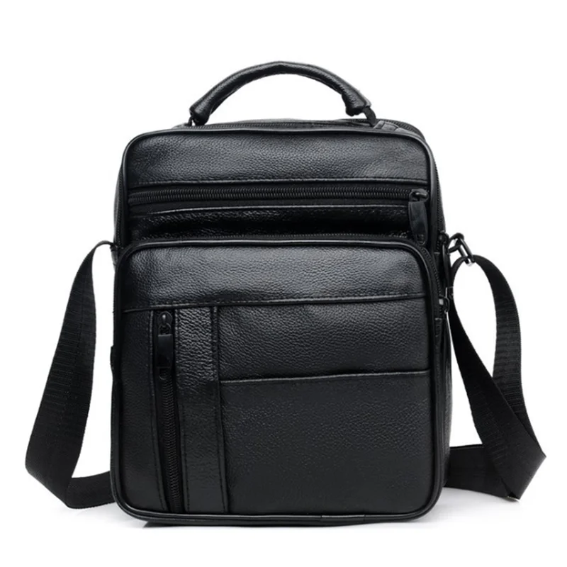 Сумка-тоут мужская кожаная, повседневная сумочка кросс-боди в Корейском стиле, модный чемоданчик на плечо, тоут для офиса и работы, весна 2020 от AliExpress WW
