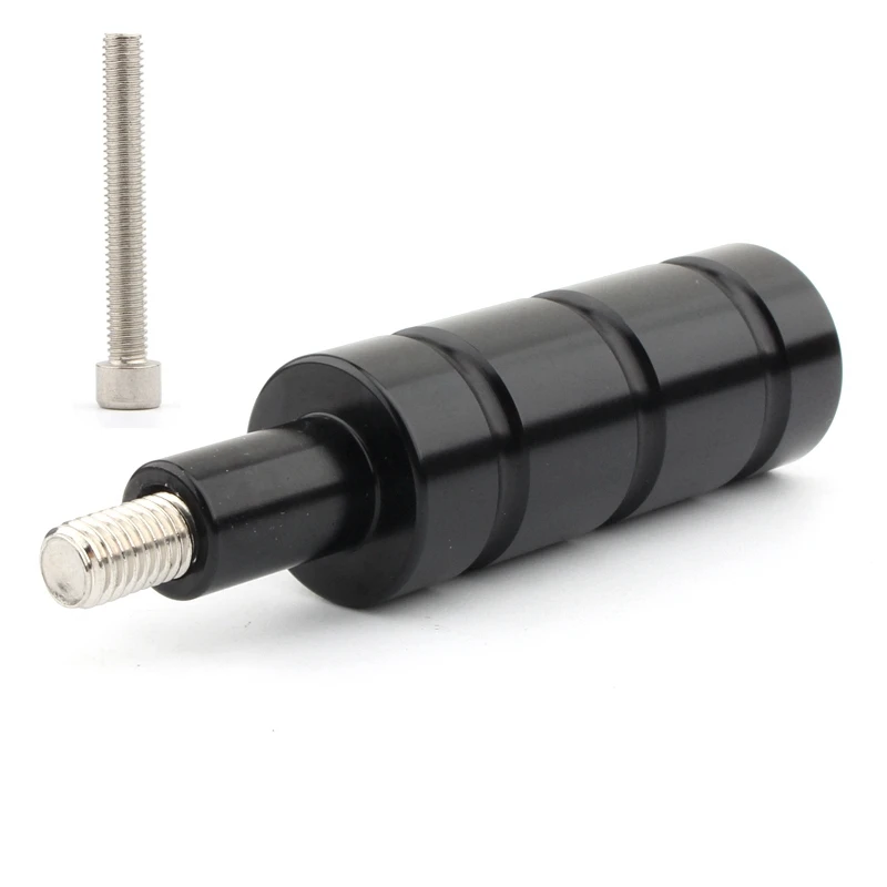 

M8 M6 Motorcycle Mount Bike Sport Tail Light Bracket LED Headlight Fog Light Mounting Bracket Post Support Base Black