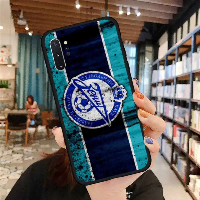 

blue art FC Zenit Saint phone case for Samsung A50 A51 A71 A20E A20S S10 S20 S21 S30 Plus ultra 5G M11 funda cover