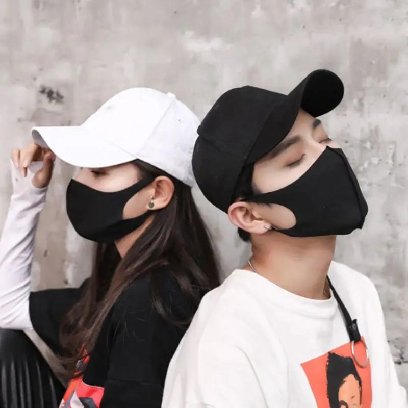 3 шт. ледяная Шелковая Маска моющиеся Анти-пыль не вызывает аллергии маска для