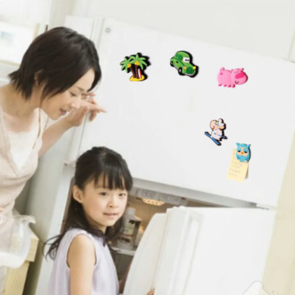 5 шт./компл. магнит на холодильник в виде милых животных завод набор стикер