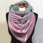 CHAMSGEND толстый теплый зимний шарф дизайнерский Женский кашемировый Розовый Мягкий Шарф Повседневная шаль шарфы женский 2021 одеяло из фуляра