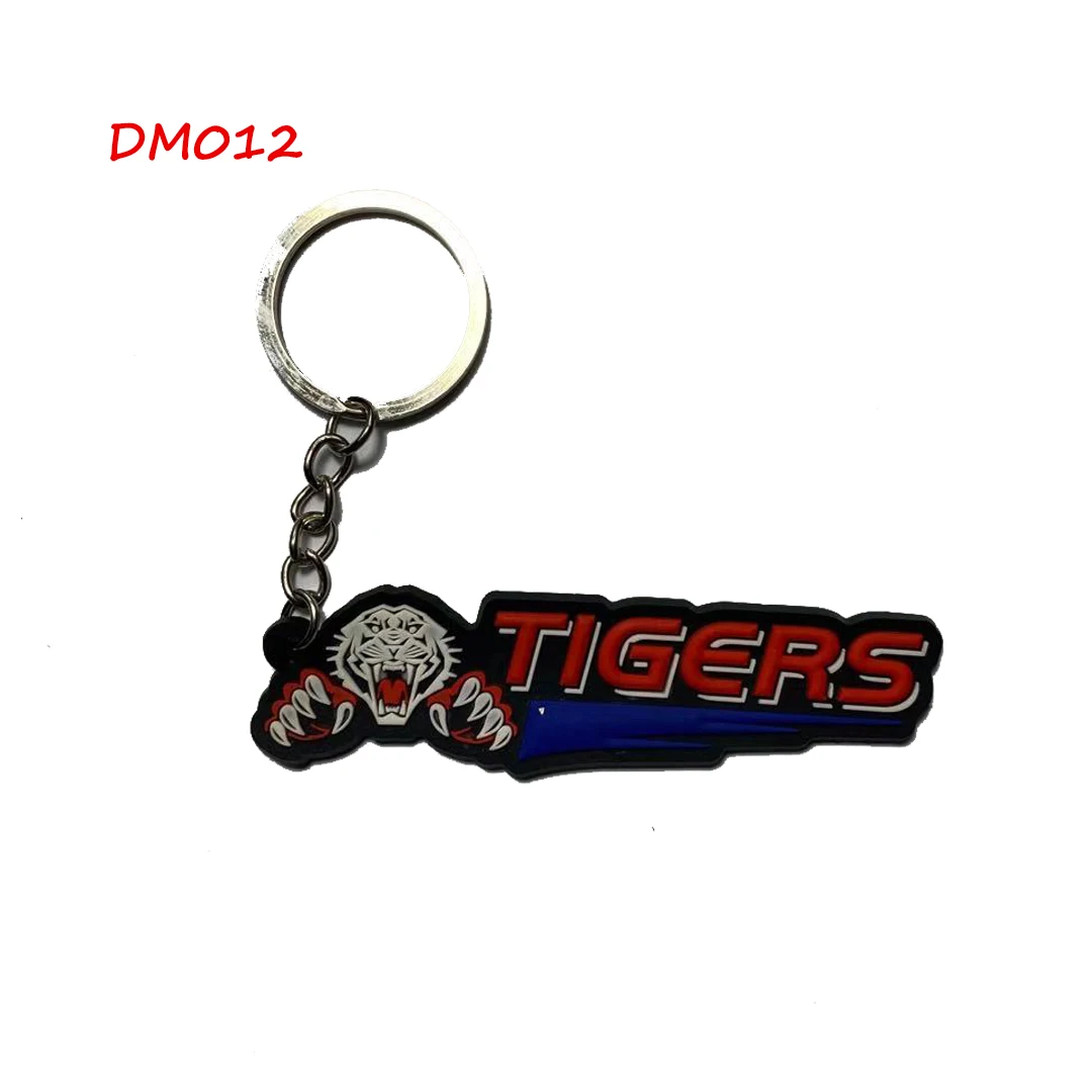 

3D Rubber Keychains Single Side Creative Key Ring Keyrings Travel Bag Decoration For Porsche BMW Rossi #46 Fox Keychain Keyring