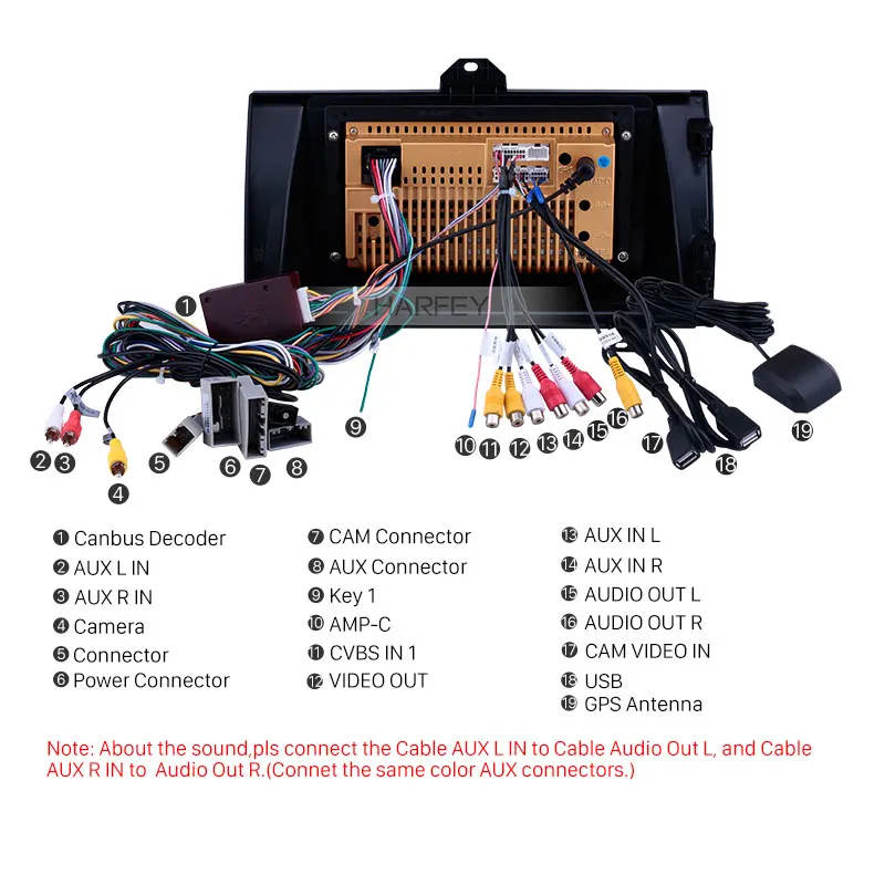 Harfey 9 'ɻluetooth GPS Android автомобильное стерео 8 1 радио для Honda Elysion 2012-2015 HD сенсорный