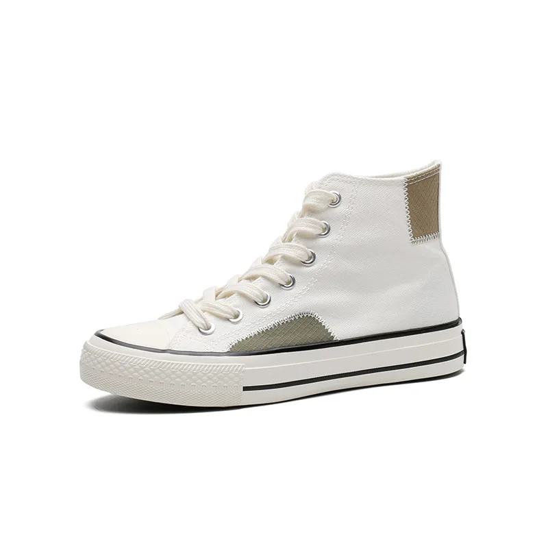 

Vasibaen New High Top Canvas Shoes Women's 1970 Embroidery Patch