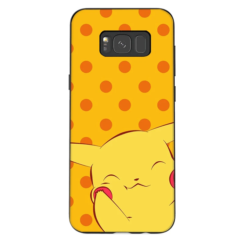 B1 Чехол для телефона для samsung J6 A70 A60 A50 A40 A20 A30 A10 A7 A6 A5 A3 A8 A9 крышка Пикачу - Цвет: B1