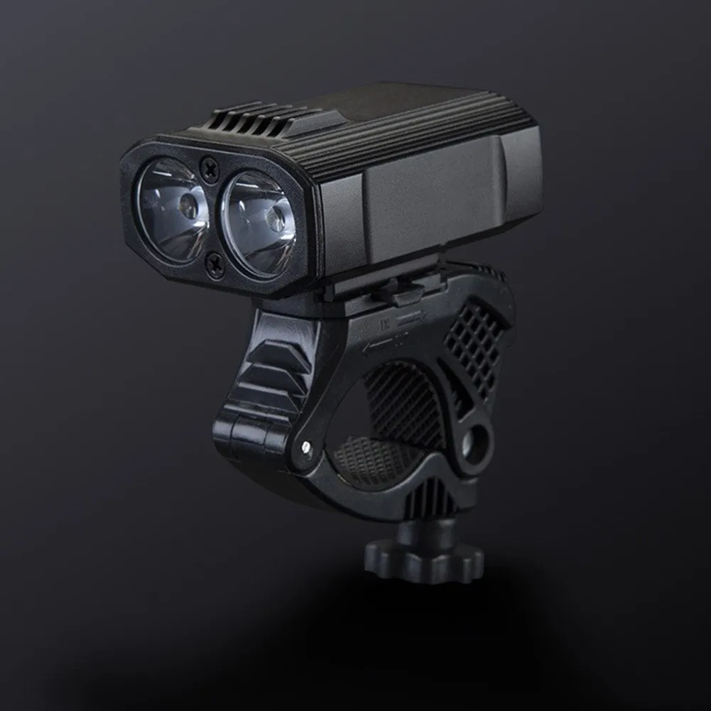 

1200mAH T6 USB Charging Bicycle Light Mountain Bike Headlight With Rotating Bracket Data Cable Waterproof Front Light Accessorie