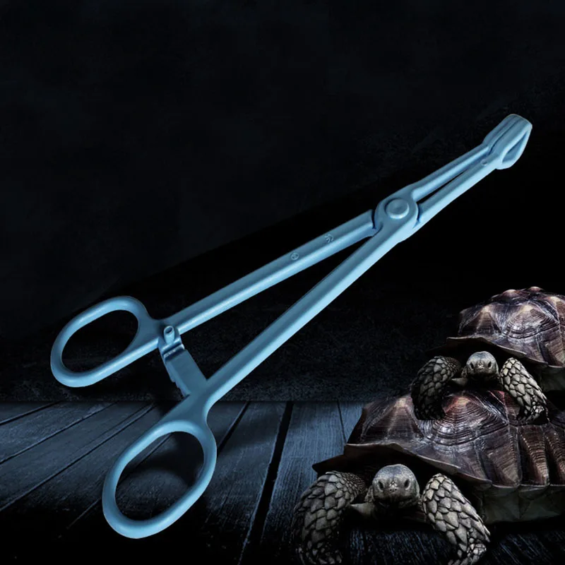 

2017 Reptile Terrarium Lizards Plastic Tongs Tweezers Pet Raising Feeding Tool Clip MAR7_30