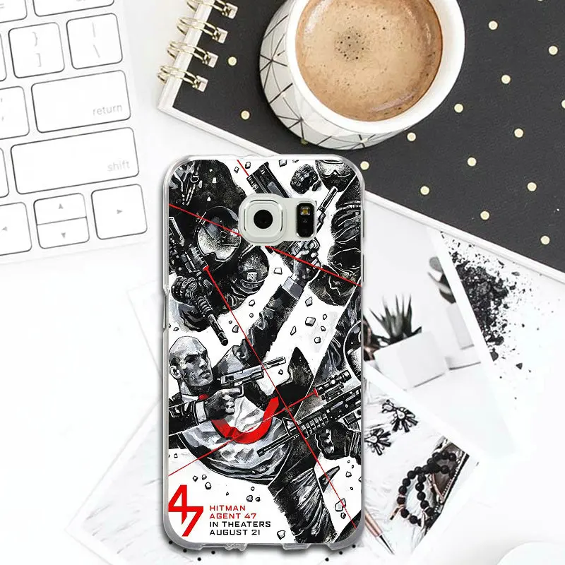Hitman 2 Agent 47 Soft TPU Phone Case for Samsung Galaxy S2 S3 S4 S5 Mini S6 S7 Edge S8 S9 S10 Plus Lite Note 8 9 Coque Fundas |