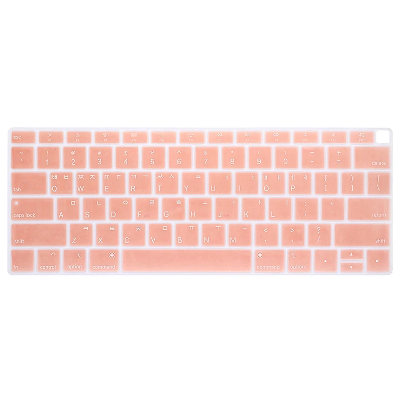 Silicone Laptop Korean Keyboard Cover Skin for MacBook Newest Air 13" Release A1932 with Retina Display