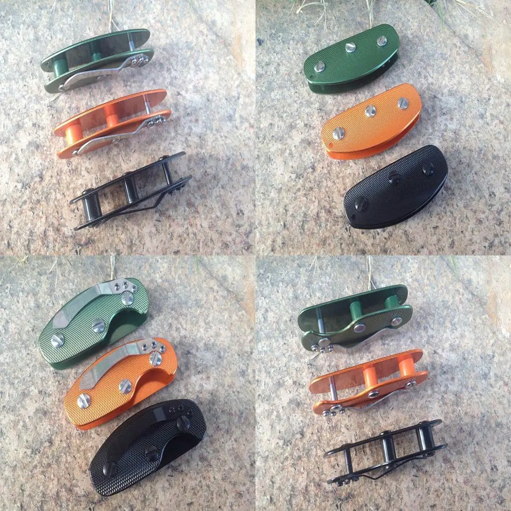 Portable Key Holder Organizer EDC Pocket Tool Aluminum Casual Clip Keyring Geometric Keychain | Автомобили и мотоциклы