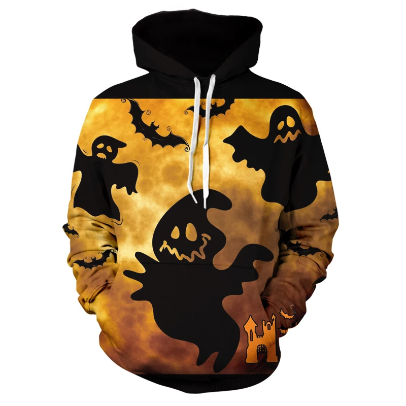 

2020 autumn and winter new Halloween theme sweashirt hoodie men's women's children's size hoodie sweatshirt