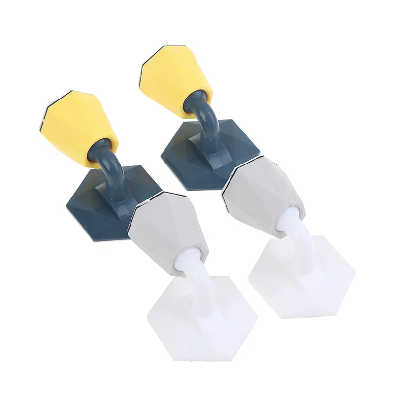 

Mute Non-punch Silicone Door Stopper Touch Toilet Wall Absorption Door Plug Anti-bump Door Holder Gear Gate Resistance Door Stop