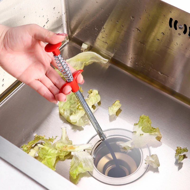 60 см очиститель Слива сантехники змея пружина трубы инструмент для