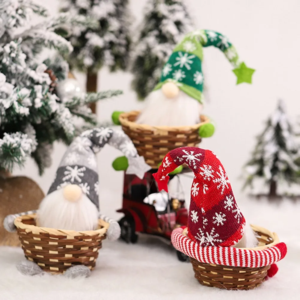 

Christmas Faceless Gnome Santa Doll Xmas Tree Hanging Ornament Decoration For Home Pendant Gifts Drop Navidad Party Supplies