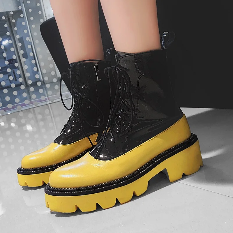 

brand women genuine cow leather ankle boots casual shoes autumn winter fashion thick heels basic shoes woman leather riding boot