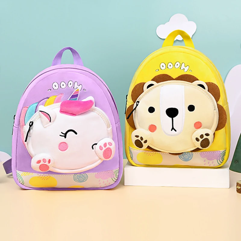 "Детские школьные ранцы с 3D рисунком, рюкзаки для девочек и мальчиков, милые детские рюкзаки для детского сада с мультяшными животными, для м..."