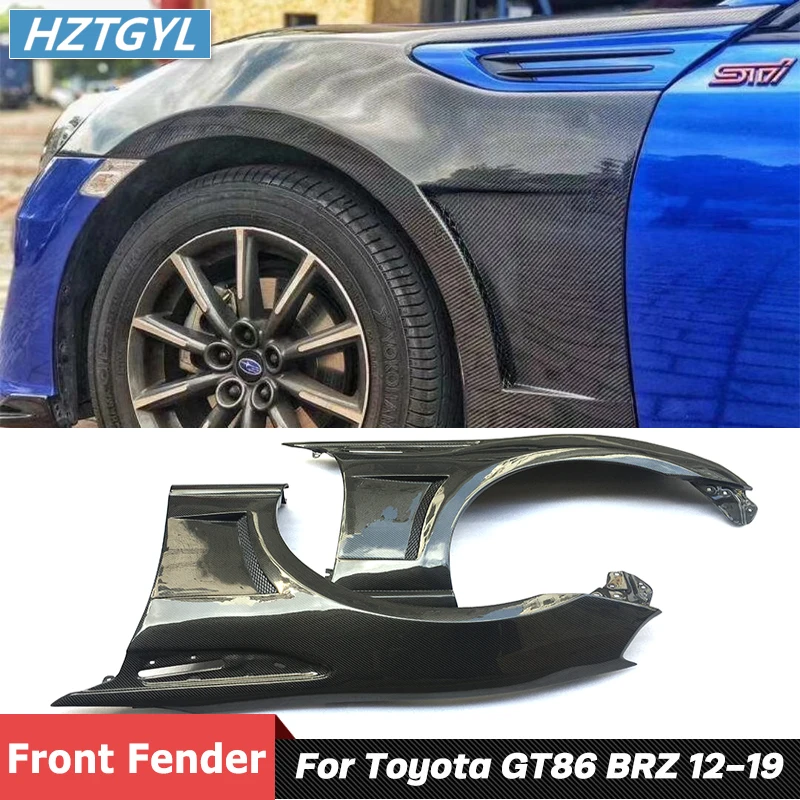 Передние кранцы из углеродного волокна для Toyota GT 86 Subaru BRZ 2012-2019