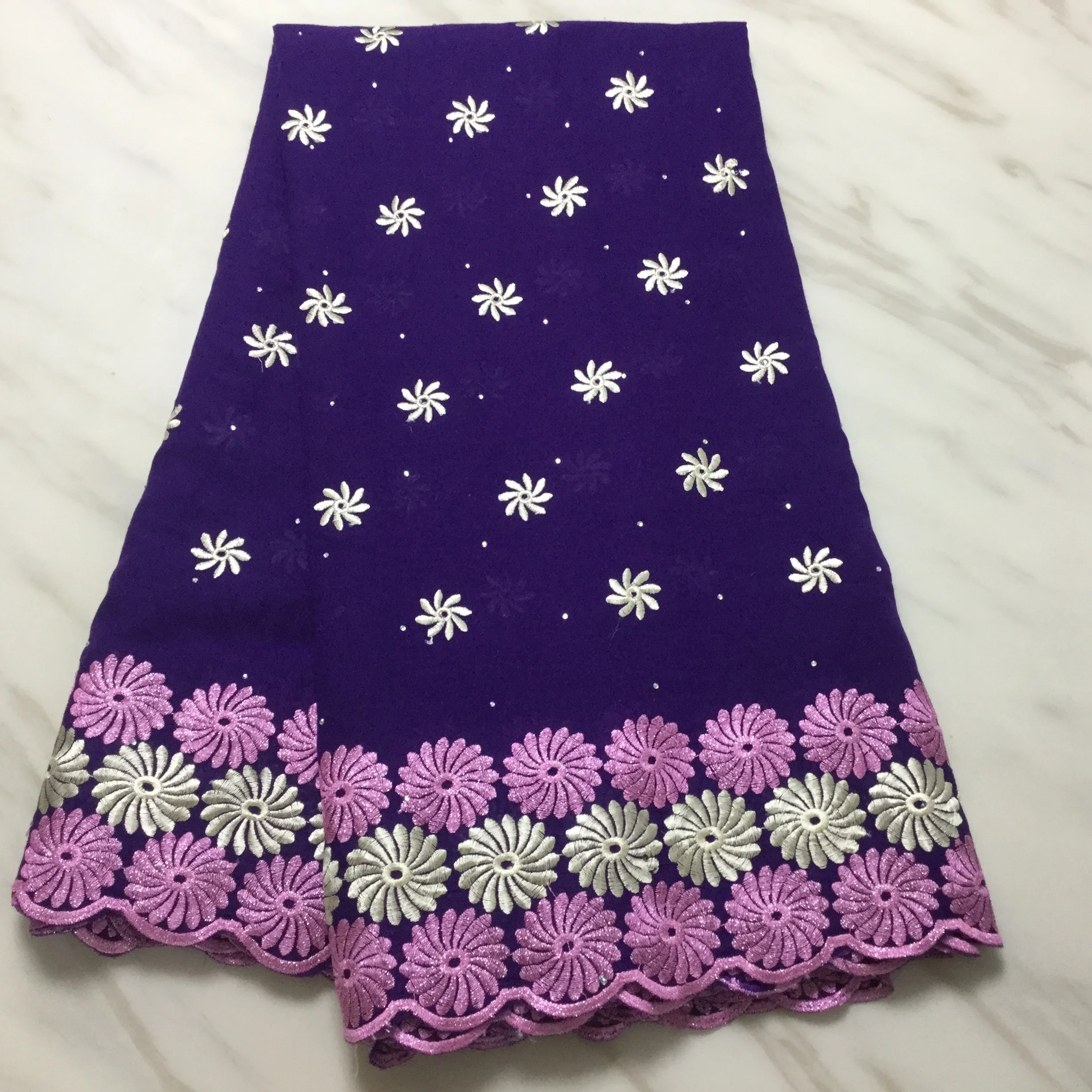 

Nigerian lace fabric with stones VOILE lace fabric swiss voile lace for party dress 5yards
