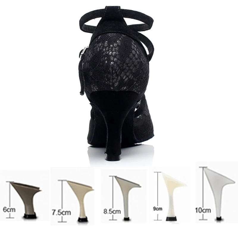 Женские туфли для латиноамериканских танцев на высоком каблуке 6 10 см|Обувь