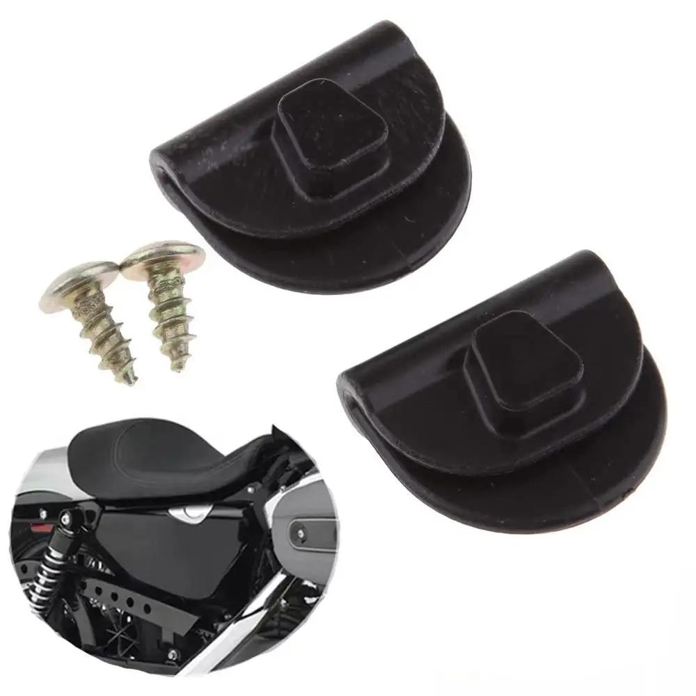 

For Harley Sportster Xl883 Xl1200 48 72 2004-2018 Battery Covers Clip Motorcycle Black L And R Fits Cover Clips