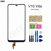 v10 vita touch screen front glass sensor for zte blade v10 vita mobile touch screen digitizer panel tools assembly parts