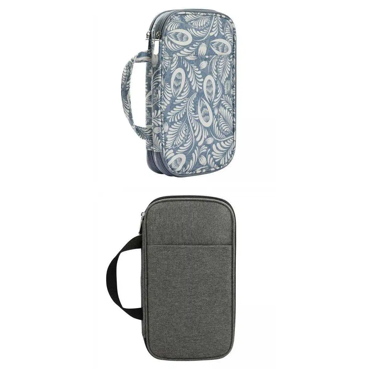 

2Pcs Long Knitting Needle Case Oxford Storage Bag Totes Pouch